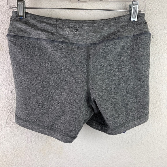 MOUNTAIN HARDWARE Gray & Blue running Shorts w/Back Inside Zipper. Size Small - Picture 2 of 6